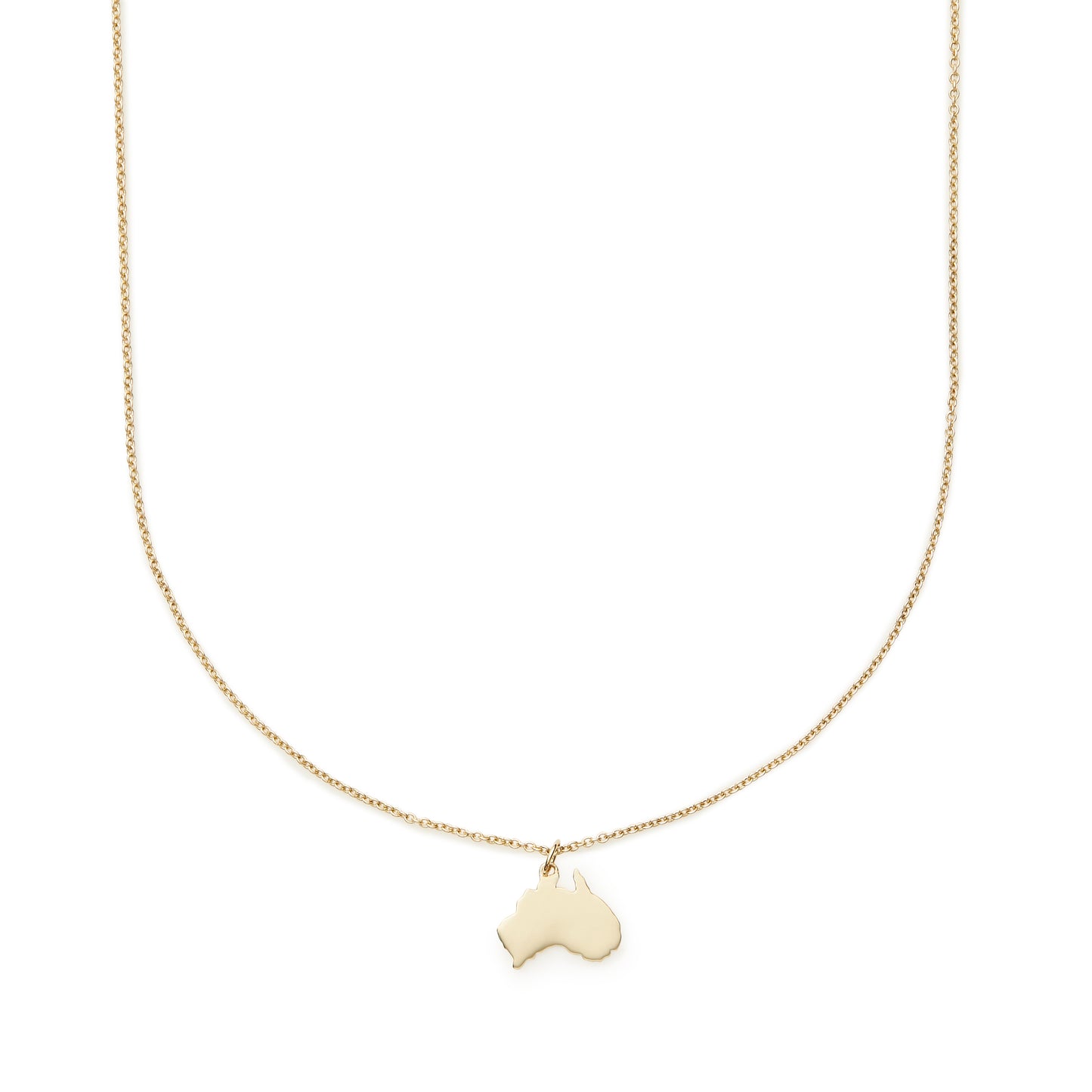 Australian Map Necklace