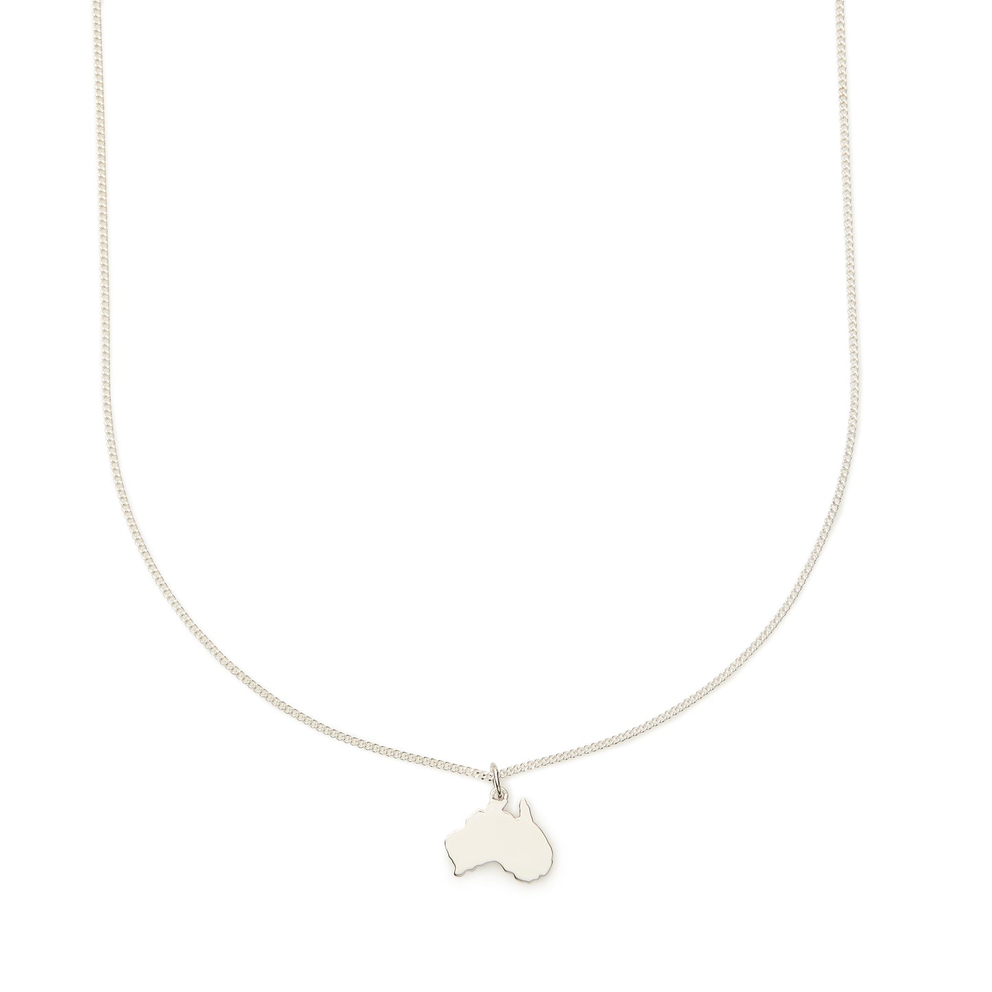 Australian Map Necklace