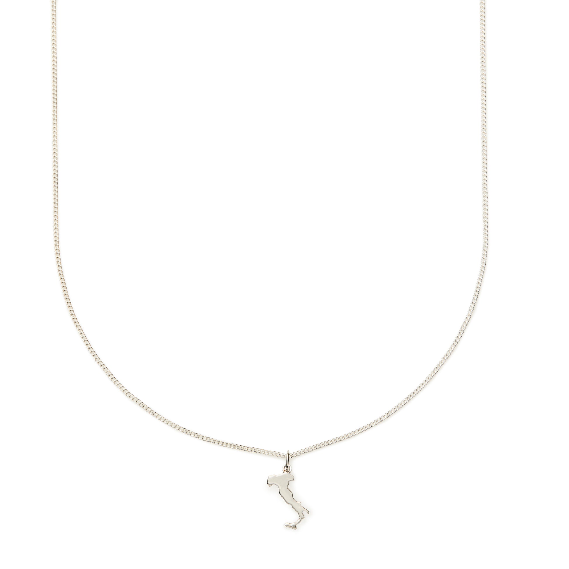 Italy Map Necklace