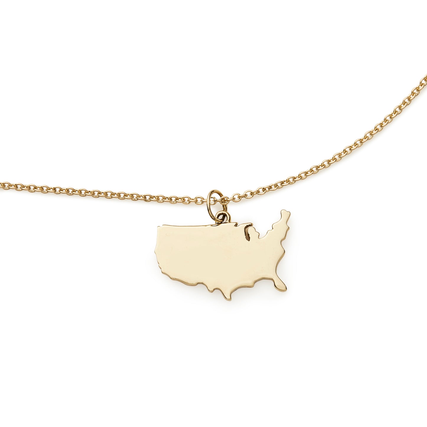 U.S.A Map Necklace