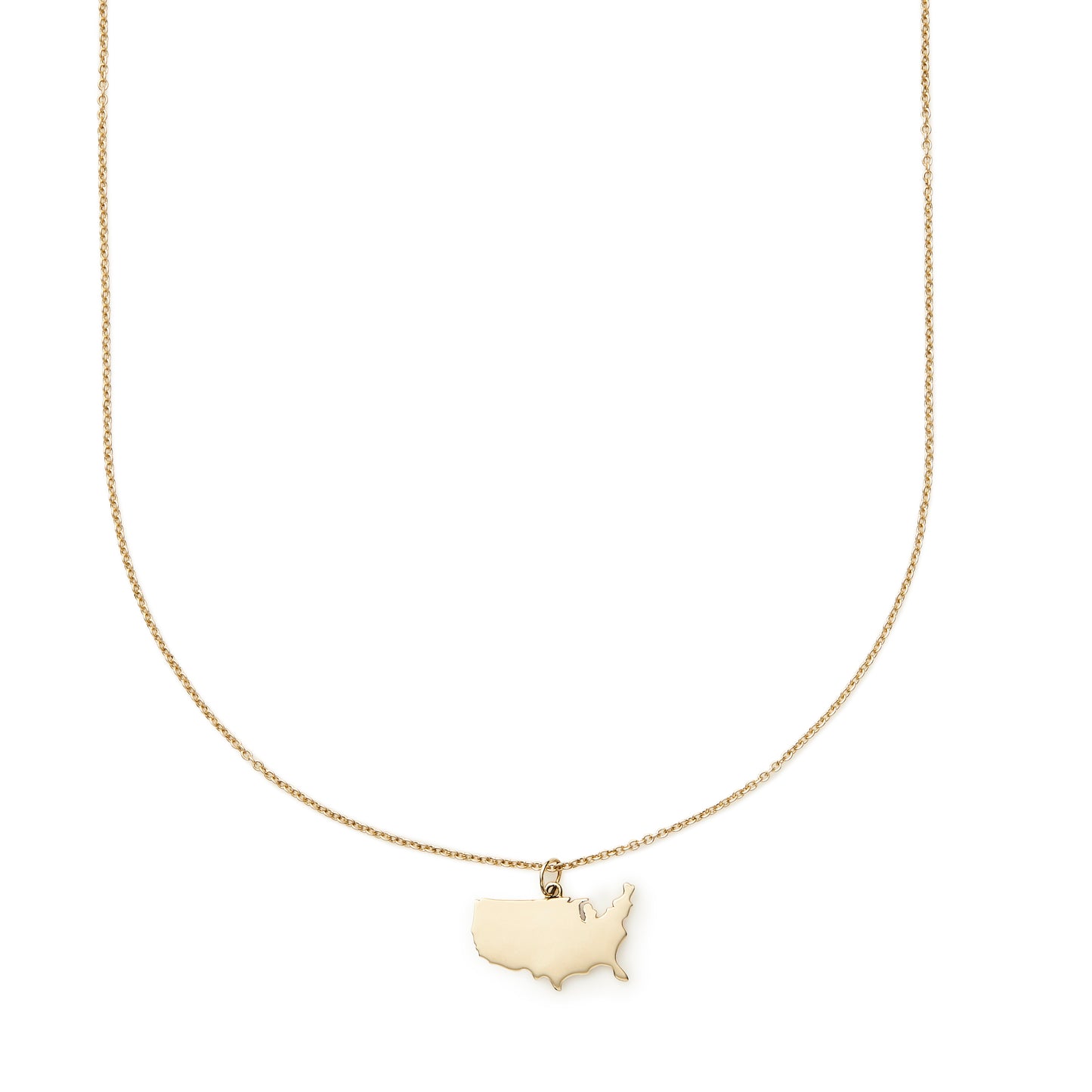 U.S.A Map Necklace